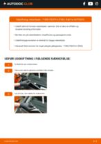 Trin-for-trin PDF-tutorial om skift af FORD FIESTA II (FBD) Viskerblade
