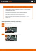 Kaip pakeisti Stiklo valytuvai mano Fiesta Mk6 Hatchback (JA8, JR8) 1.4 LPG? Išsamios instrukcijos