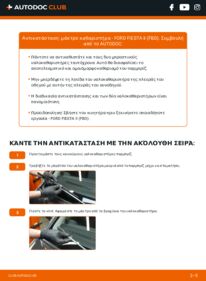 Πώς να πραγματοποιήσετε αντικατάσταση: Μάκτρο καθαριστήρα na Fiesta Mk2 Hatchback (FBD) 1.1