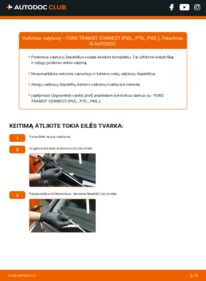 Kaip atlikti keitimą: Ford Transit Connect mk1 1.8 TDCi Valytuvo gumelė