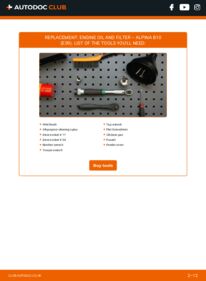 How to carry out replacement: Oil Filter 4.6 V8 Alpina B10 E39