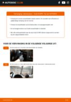 Stap-voor-stap PDF-handleidingen over het veranderen van AUDI A3 Sportback (8PA) Ruitenwissers
