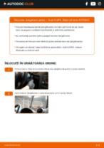 Cum schimb Lamela stergator spate și față AUDI A3 Sportback (8PA) - tutoriale online