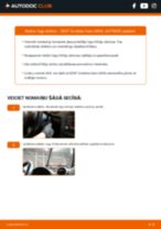 Kā nomainīt aizmugurē un priekšā Stikla tīrītāja slotiņa SEAT CORDOBA Vario (6K5) - instrukcijas tiešsaistes