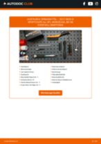 SEAT Alhambra 7M Handbremsbeläge: Schrittweises Handbuch im PDF-Format zum Wechsel