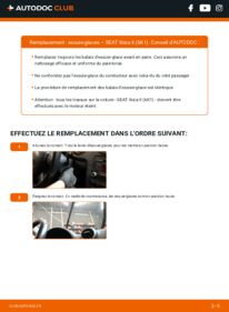 Comment effectuer un remplacement de Essuie-glace 1.4 i Seat Ibiza 6k
