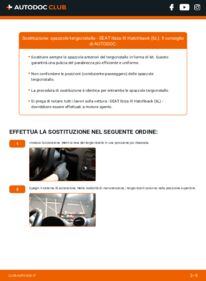 Sostituzione di Tergicristalli Seat Ibiza 6L 1.9 TDI