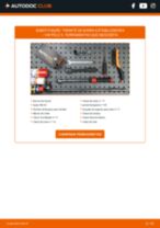 Manual online sobre a substituição de Articulação axial barra de acoplamento em DS3 Cabrio
