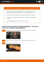 Manual online sobre el cambio de Escobilla limpiaparabrisas por su cuenta en VW POLO Saloon