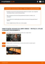 Mudar Defletor Do Discos De Travão VW POLO: manual técnico
