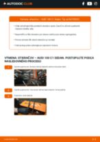 Profesionálny sprievodca výmenou súčiastky Olejový filter na tvojom aute Audi 100 C1 Sedan 1.9