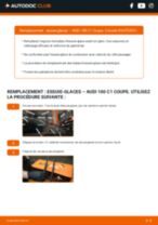 Le guide professionnel de remplacement pour Essuie-glace sur votre Audi 100 Coupe 1.9