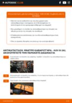 DIY εγχειρίδιο για την αντικατάσταση Μάκτρο καθαριστήρα στο AUDI 50