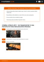 Kvalitní a profesionální návod, jak vyměnit List stěrače na autě TRANSPORTER
