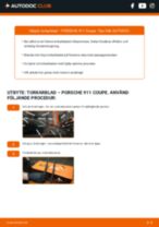 Montering Torkarbladsats PORSCHE 911 - steg-för-steg-guide