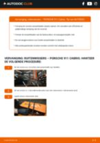 Stap-voor-stap PDF-handleidingen over het veranderen van PORSCHE 911 Convertible Ruitenwissers