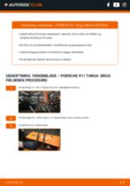 Hvordan skifter man Bagvisker bag og foran PORSCHE 911 Targa - manual online