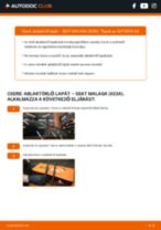 A szakmai útmutató Üzemanyagszűrő cseréhez SEAT MALAGA (023A) 1.2 gépkocsiknál