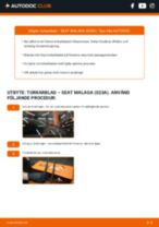 DIY-manual för byte av Torkarblad i SEAT MALAGA