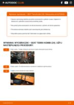 Instrukcja samodzielnej wymiany Pióro wycieraczki w SEAT TERRA