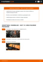 DIY-manual til udskiftning af Viskerblade i SEAT 131