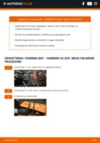 Vinduesvisker HUMMER H2 2010 | PDF udskiftningsvejledning