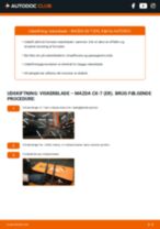 Online manual til udskiftning på egen hånd af Topstykke på Mazda 5 cw