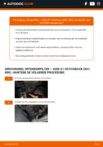 Stap-voor-stap PDF-handleidingen over het veranderen van AUDI A1 (8X1, 8XF) Interieurfilter