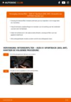 Geïllustreerde handleidingen voor routine-onderhoudschecks van je AUDI A1 Sportback (8XA, 8XK)