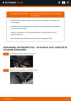 De professionele handleidingen voor Luchtfilter-vervanging in je VW GOL 1.6