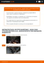 Αντικατάσταση Κυλινδράκια τροχών πίσω δεξιά SKODA KAMIQ: οδηγίες pdf