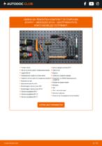 Как се сменя и регулират Ремонтен комплект за спирачен апарат на MERCEDES-BENZ E-CLASS: pdf ръководство