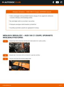 Kako izvesti menjavo: Metlica brisalnika stekel 100 C1 Coupe 1.9
