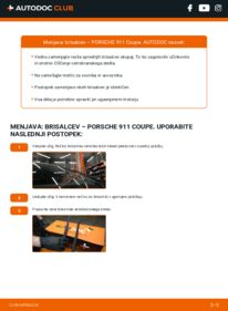 Kako izvesti menjavo: Metlica brisalnika stekel 911 Coupe 3.2 SC Carrera