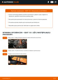 Jak wymienić Pióro wycieraczki 131 Sedan 1.6