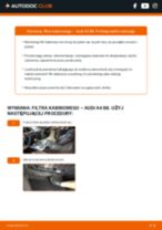 Instrukcja samodzielnej wymiany Filtr powietrza kabinowy w AUDI A4
