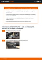 Geïllustreerde handleidingen voor routine-onderhoudschecks van je AUDI A5 Convertible (8F7)