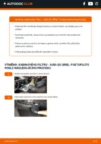 Ilustrované návody k rutinním kontrolám v rámci údržby auta AUDI Q5 (8R)