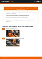 GRANDE PUNTO workshop manual for roadside repairs