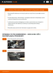 Jak wymienić Filtr powietrza kabinowy A4 B8 Sedan (8K2) 2.0 TDI