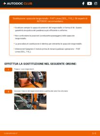 Sostituzione di Tergicristalli Fiat Linea 323 1.3 D Multijet (323AXB11, 323AXB1A)