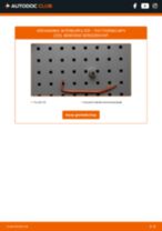 Stap-voor-stap PDF-handleidingen over het veranderen van FIAT Fiorino MPV (225) Interieurfilter