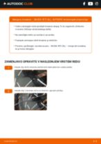 zadaj in spredaj Metlica brisalnika stekel SKODA YETI (5L) | PDF vodič za zamenjavo