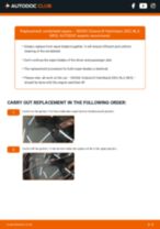 Step by step PDF-tutorial on Wiper Blades SKODA OCTAVIA (5E3) replacement