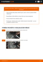 Podrobné PDF tutoriály, jak vyměnit List stěrače na autě SKODA OCTAVIA Combi (5E5)