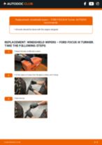 DIY manual on replacing FORD FOCUS Wiper Blades