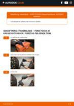 Den professionelle guide til udskiftning af Oliefilter på din FORD FOCUS III Box Body / Hatchback 1.6 Ti