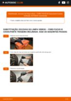 Manual online sobre a substituição de Escovas de para brisa em FORD FOCUS III Box Body / Hatchback