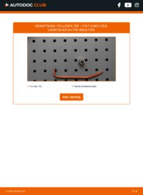 Hvordan man udfører udskiftning af: Pollenfilter på 1.3 D Multijet (225CXB1A, 225AXB1A, 225CXB11, 225AXB11,... Fiat Qubo