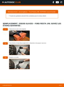 Comment effectuer un remplacement de Essuie-glace 1.25 Ford Fiesta 6
